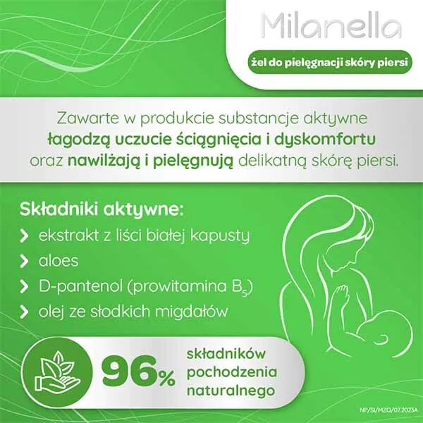 Milanella Żel Do Pielęgnacji Skóry Piersi
