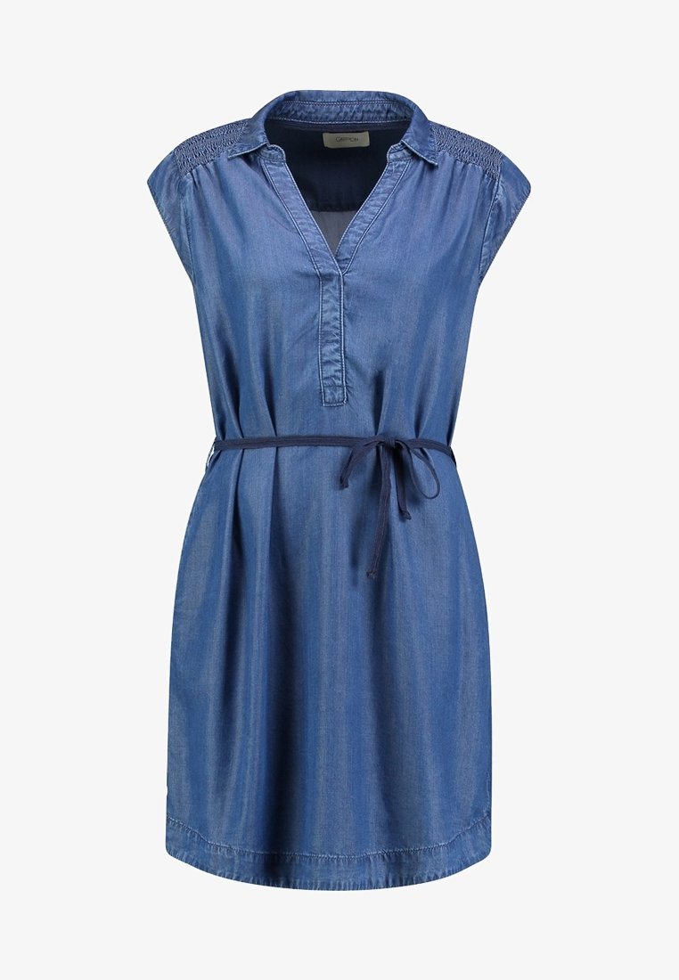Robe en jean à motif dessin animé - jean bleu