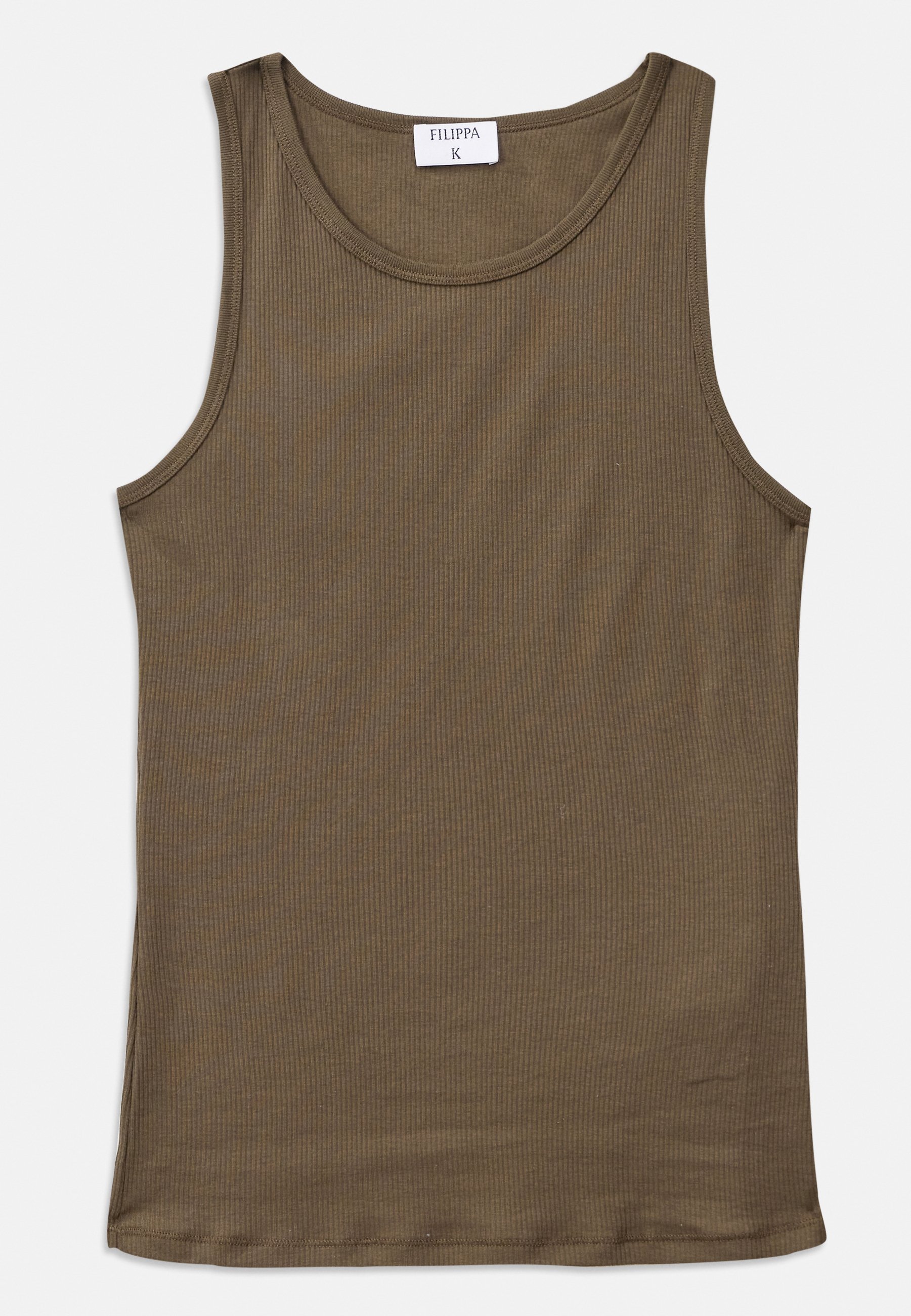 Filippa K FINE TANK - Top - dark khaki