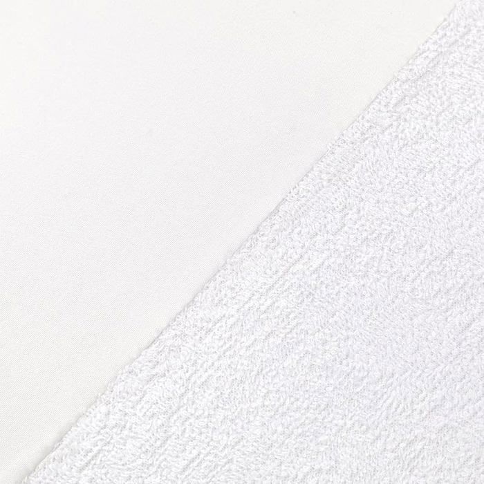 Waterdichte matrasbeschermer voor eenpersoonsbed 90 x 190/200 cm, gemaakt van microvezel en zacht badstof, inclusief bijpassend hoeslaken van microvezel.