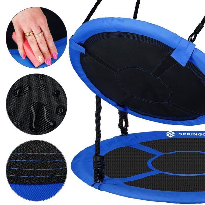 Balançoire nid d'oiseau - SPRINGOS - 110 cm - Charge 150 kg - Extérieur - Mixte
