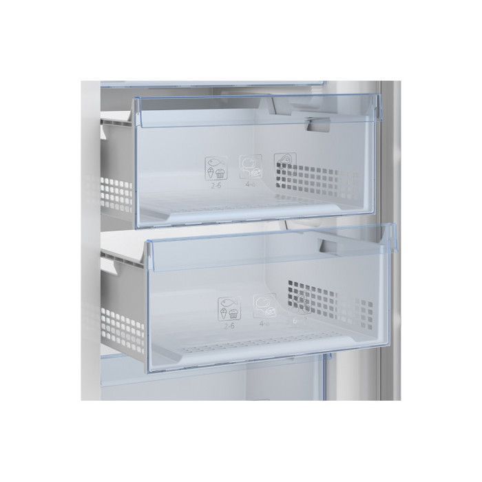 Congélateur - BEKO - RFNE448E45W - 404 L - Froid ventilé - 6 tiroirs