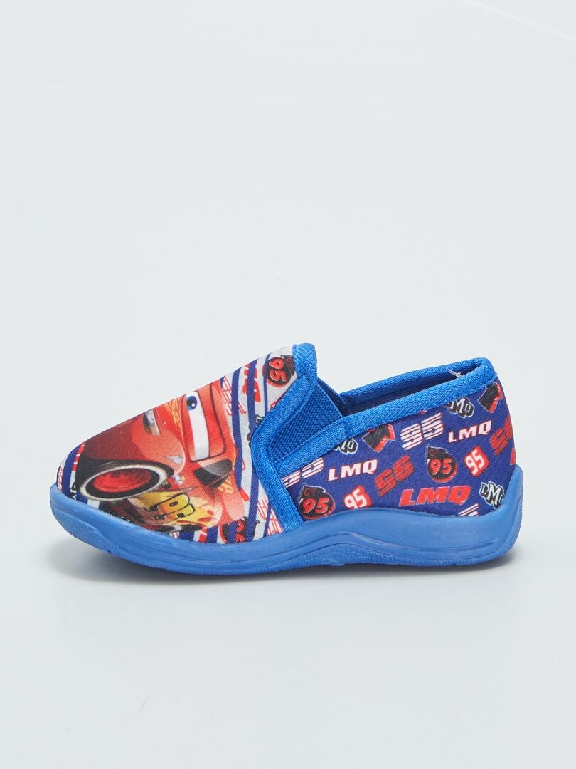 Pantufas 'Carros' - AZUL