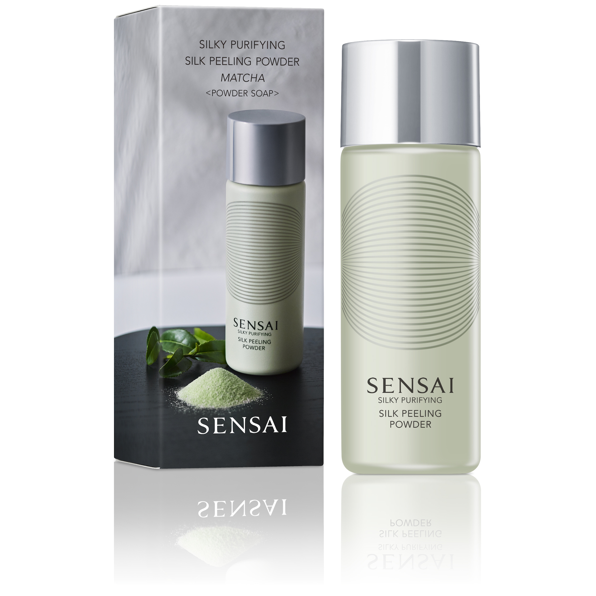 Selymes Tisztító Selyem Peeling Púder Matcha 40 g - SENSAI
