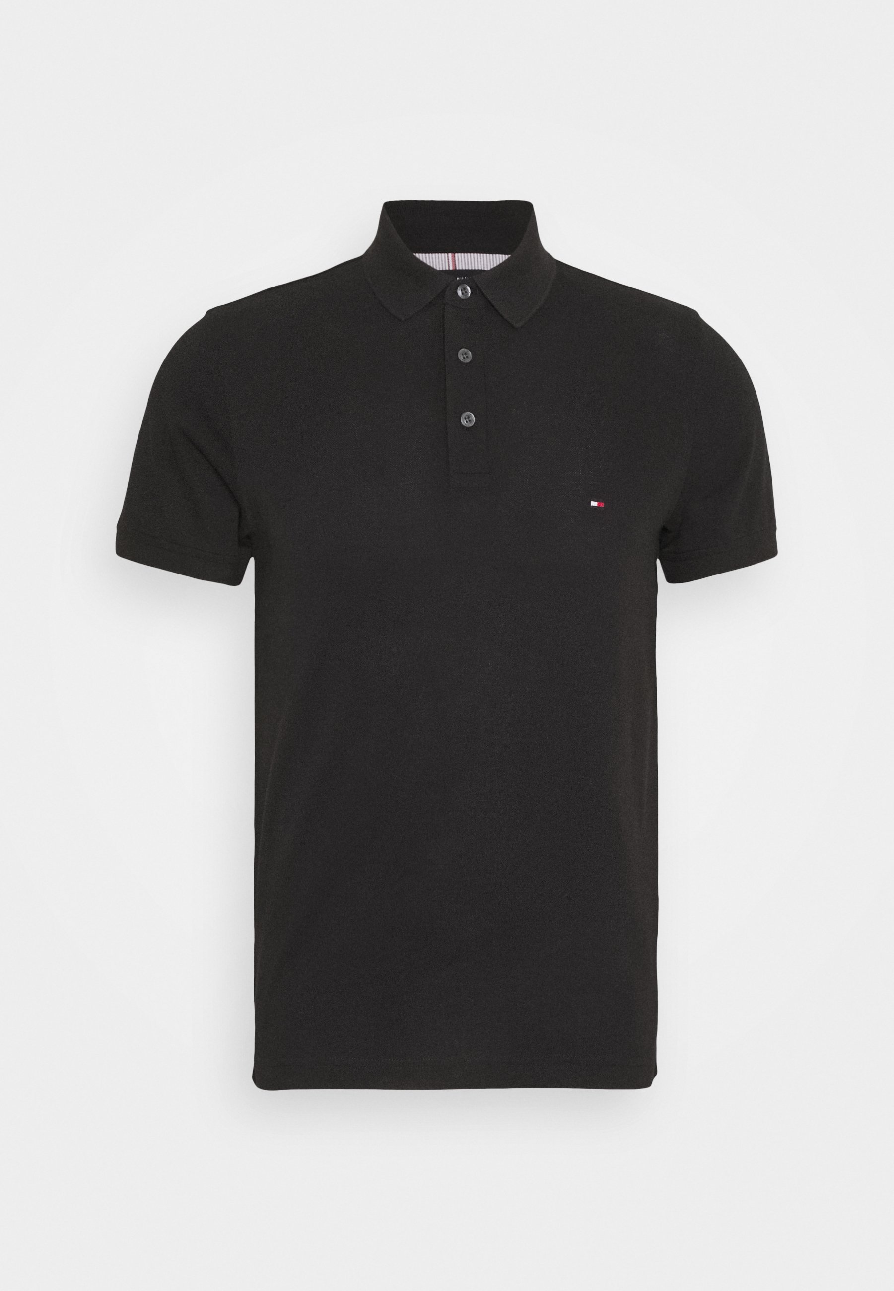 Tommy Hilfiger SLIM - Poloshirt - schwarz