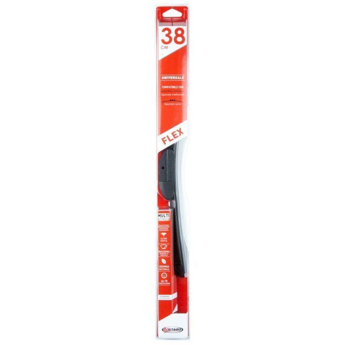 Start Scheibenwischerblatt, universelles gebogenes Scheibenwischerblatt, 38 cm