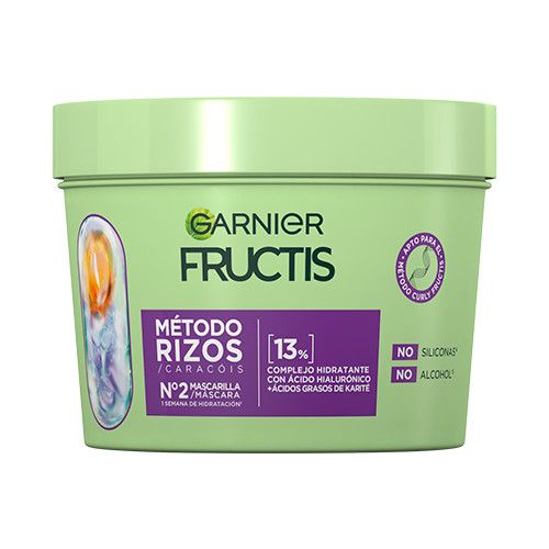 Fructis Curl Method maska št. 2 za hidrirane kodre Maske za mastne lase