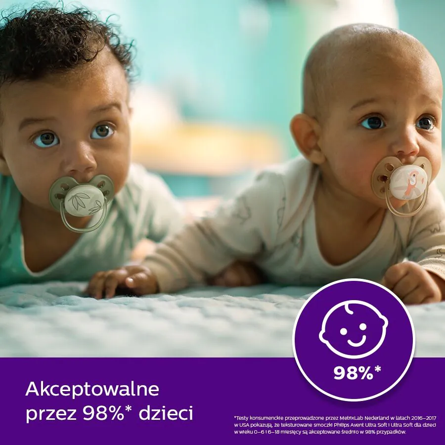 Avent Smoczek Ultra Soft 0-6, neutral