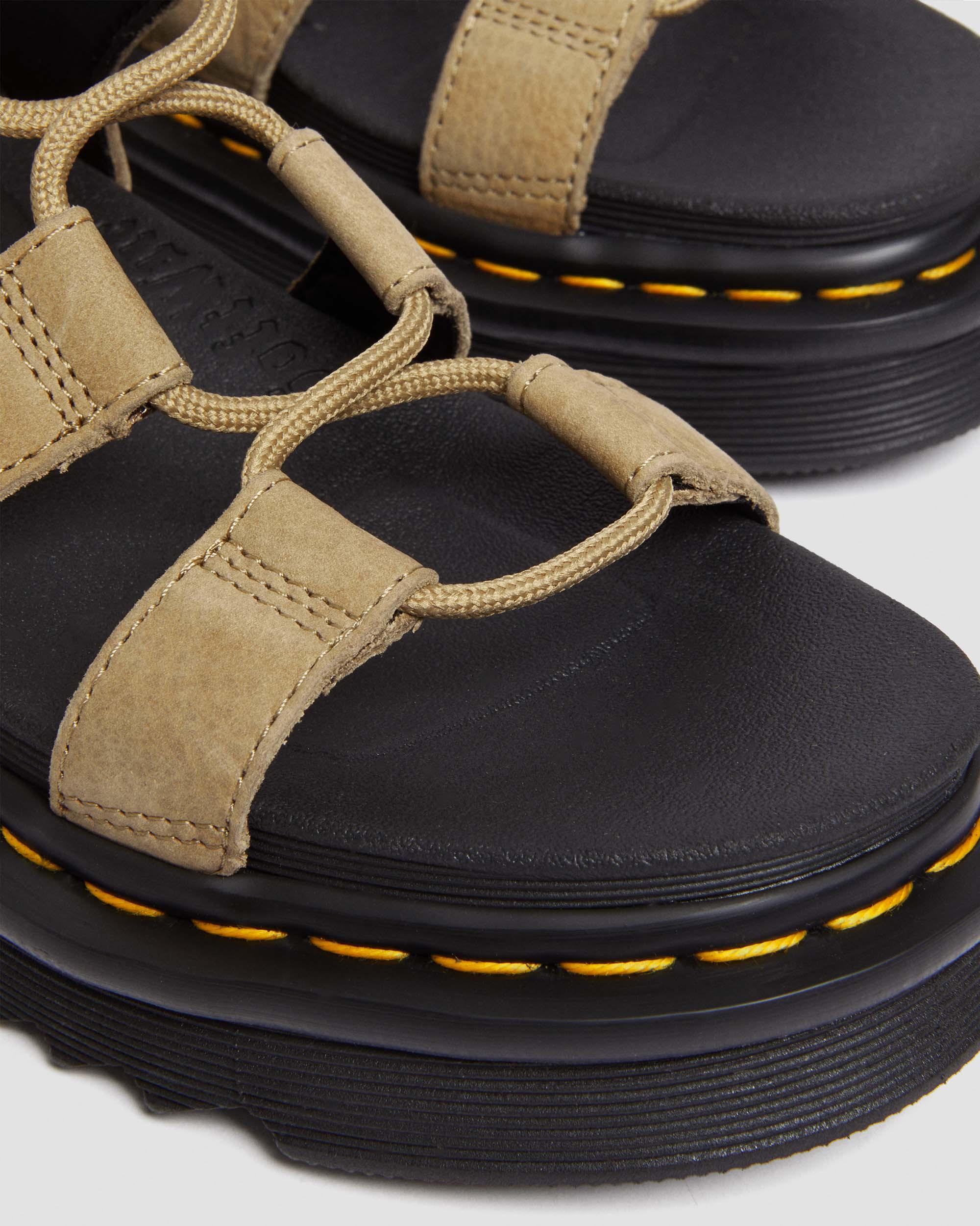 Nartilla Tumbled Nubuck Leder Gladiatorsandalen