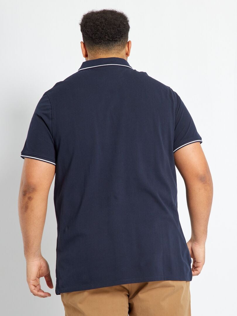 Polo de algodón - AZUL