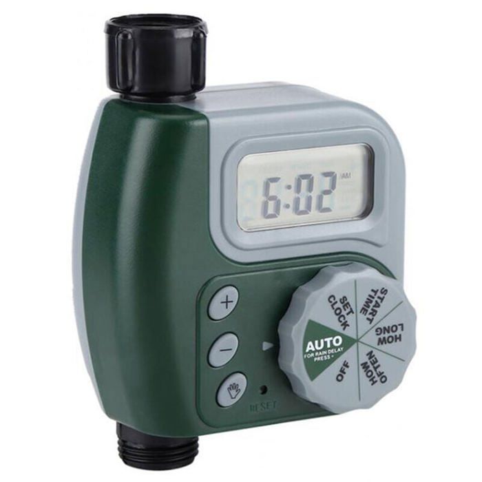 Temporizador de riego automático, grifo de jardín LCD resistente al agua, etiqueta de riego para macizos de flores