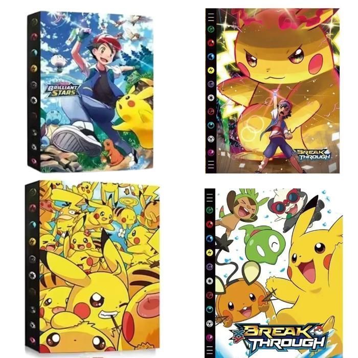 Classeur carte Pokémon - GAVI STORE - Album Pokemon collection 24 pages - 24 pages/432 cartes - PVC robuste - 47x30 cm