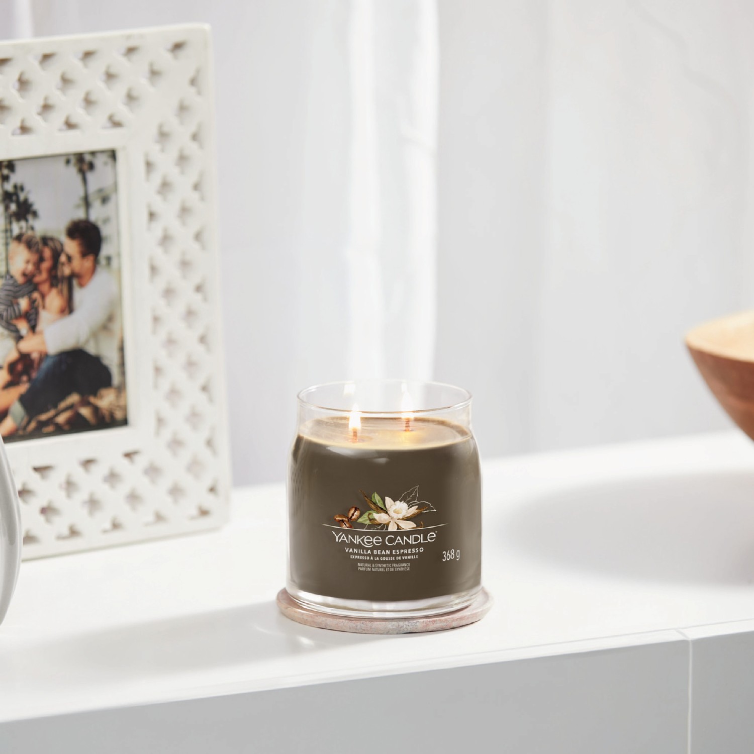 YANKEE CANDLE Moyenne Jarre Expresso à la Gousse de Vanille