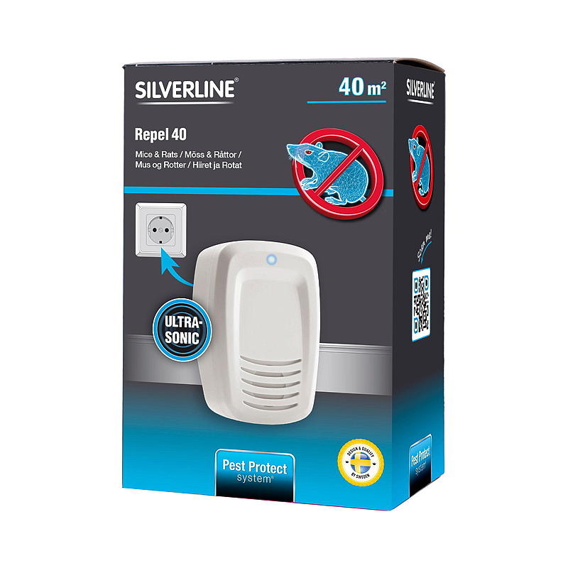 Repelente para ratones y ratas Silverline Repel 40 Silverline