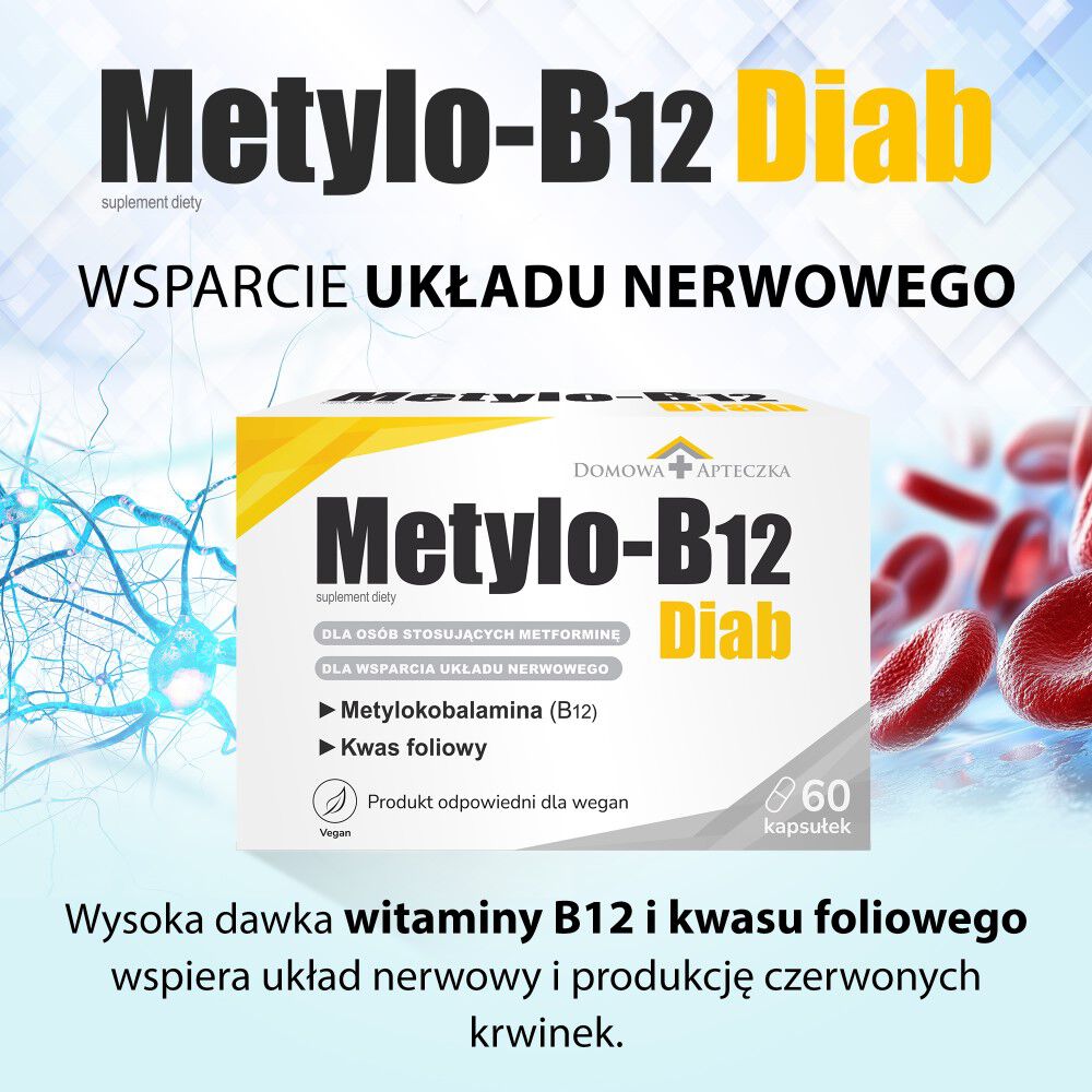 Κουτί οικιακής ιατρικής Methyl B-12 Diab