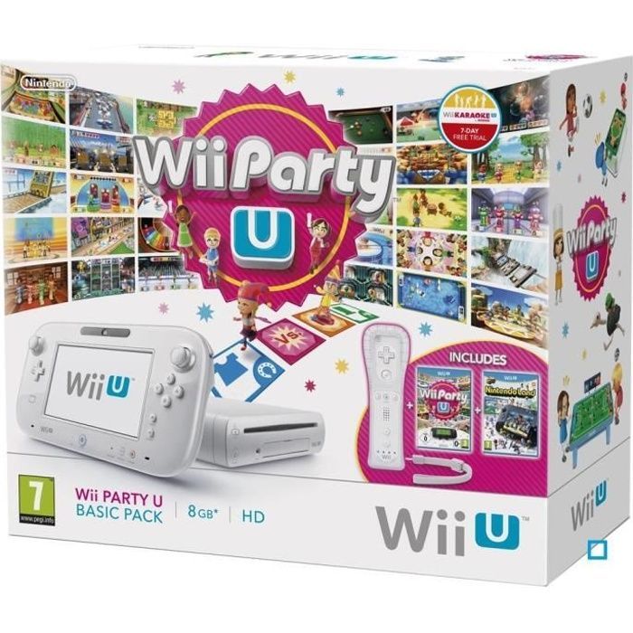 PACOTE BÁSICO WII PARTY U + NINTENDO LAND / WII U