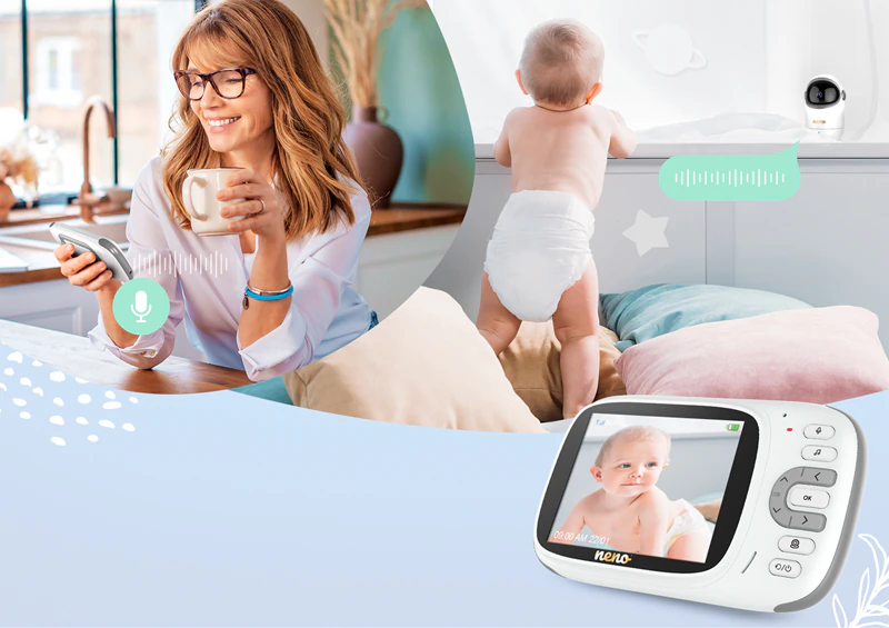 Monitor de bebê com vídeo digital NENO Berkano