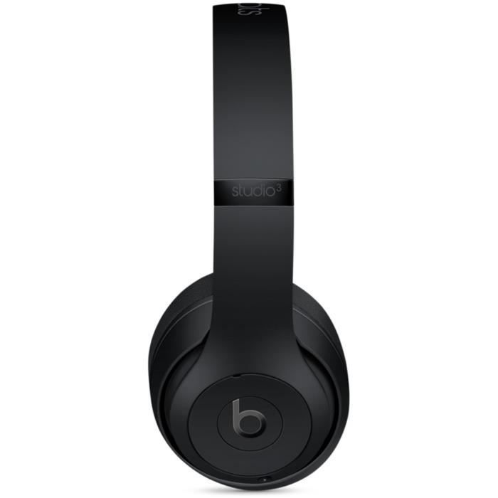 Auriculares Bluetooth - BEATS - Studio3 - Cancelación de ruido - Circumaurales - Negro mate