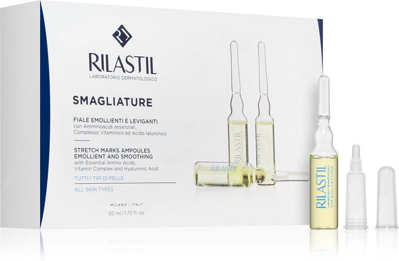 Rilastil vyhlazující sérum na strie v ampulích