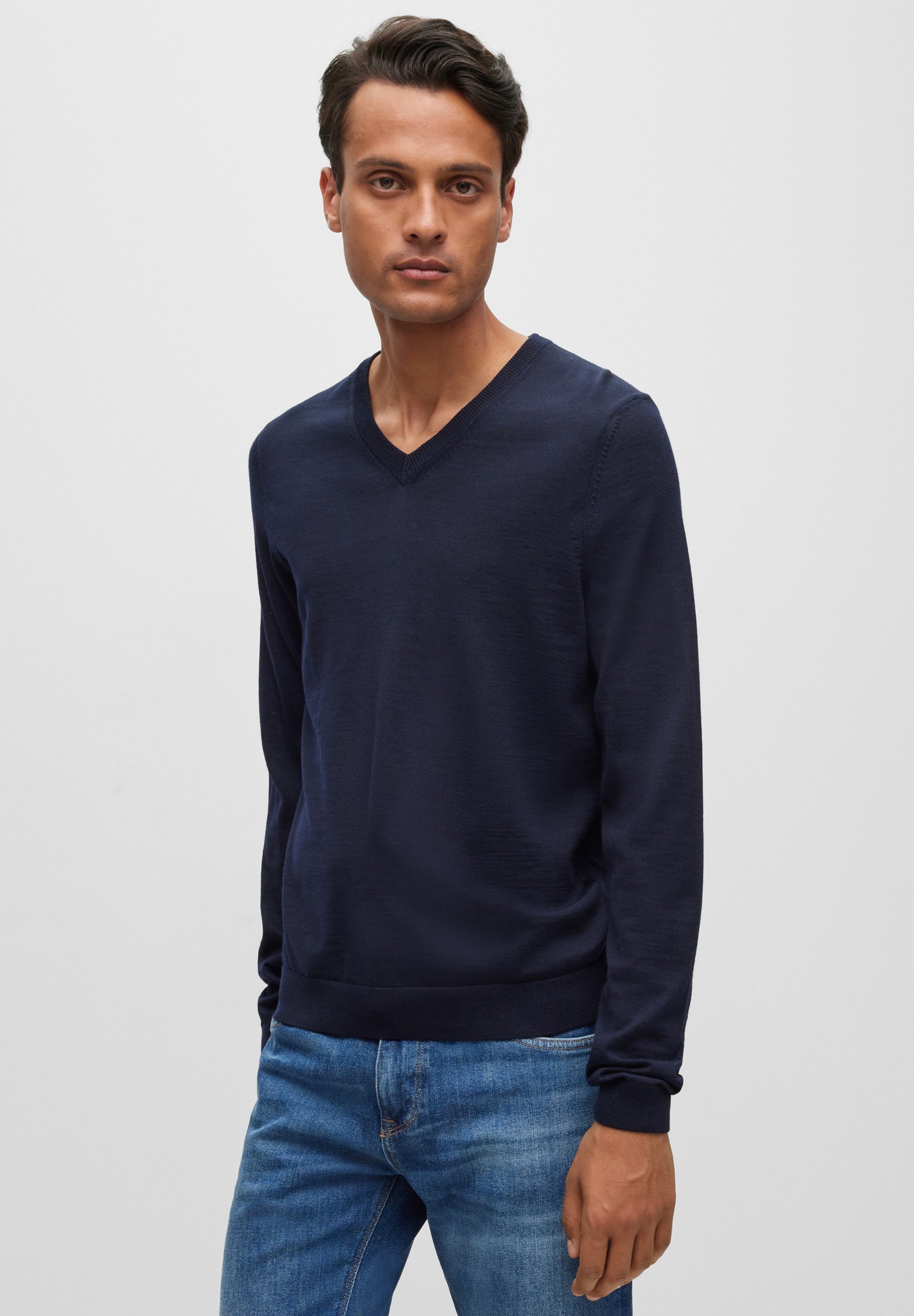 BOSS MELBA - Trui - donkerblauw