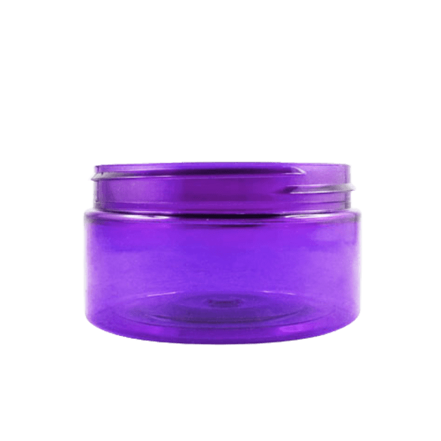 Pot PET recyclé violet BASIC 100 ml - sans bouchage