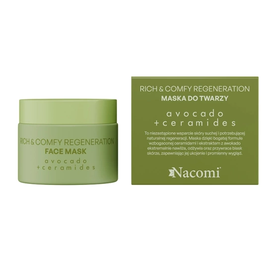 Nacomi Avocado maska do twarzy 40 ml