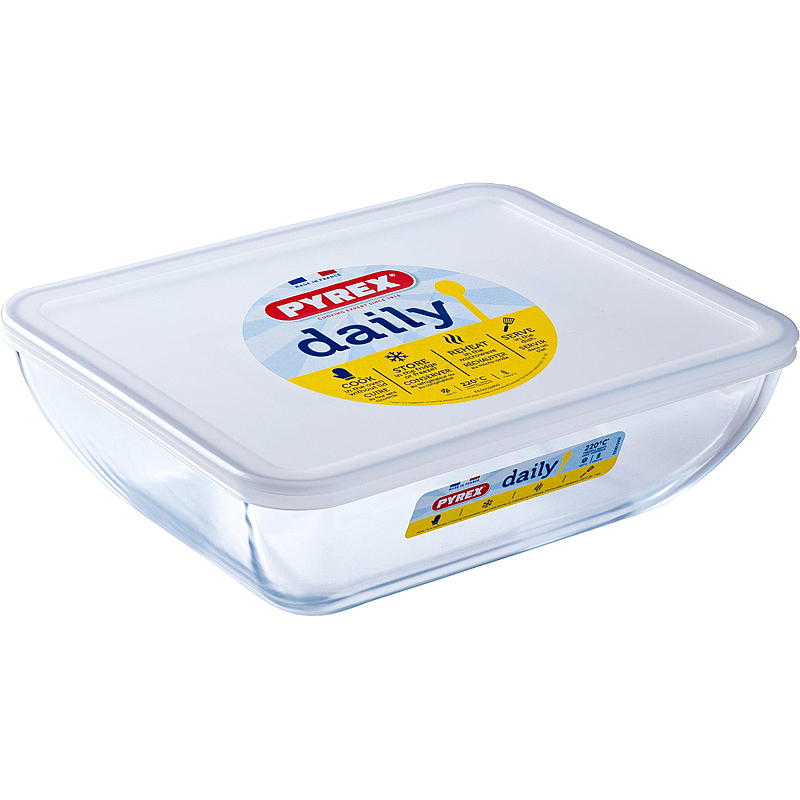 Forma refrattaria Pyrex 1,3 lm/coperchio Pyrex