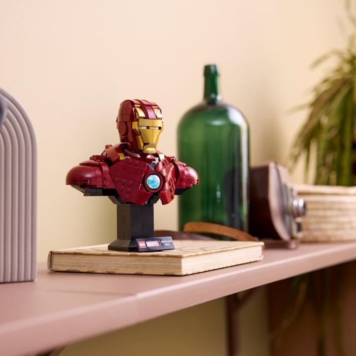 LEGO | Marvel 76327 Busto di Iron Man MK4 - Set di costruzioni per adulti - Idea regalo