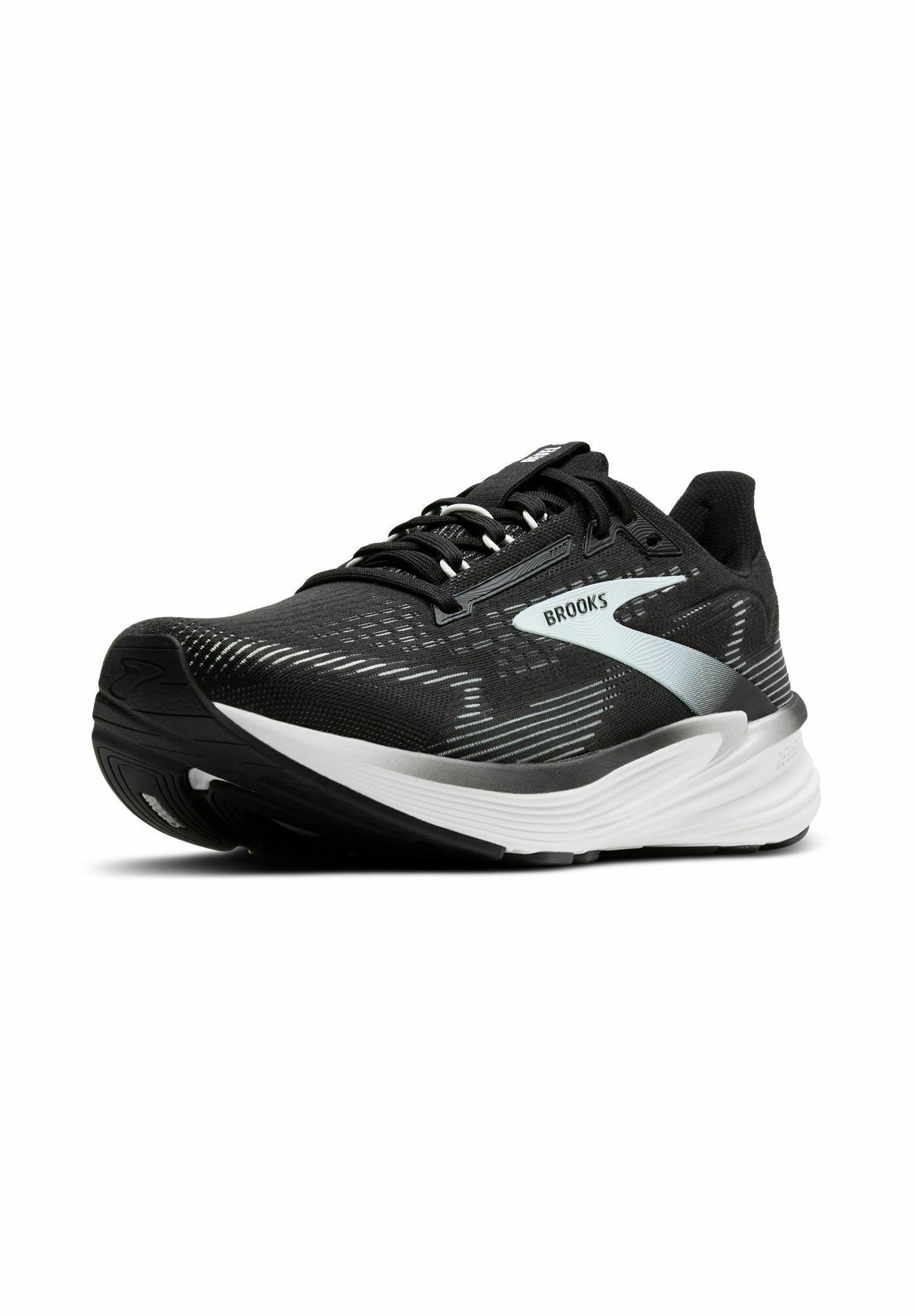 Brooks REVEL 8 - Hardloopschoenen voor op de weg - zwart grijs wit