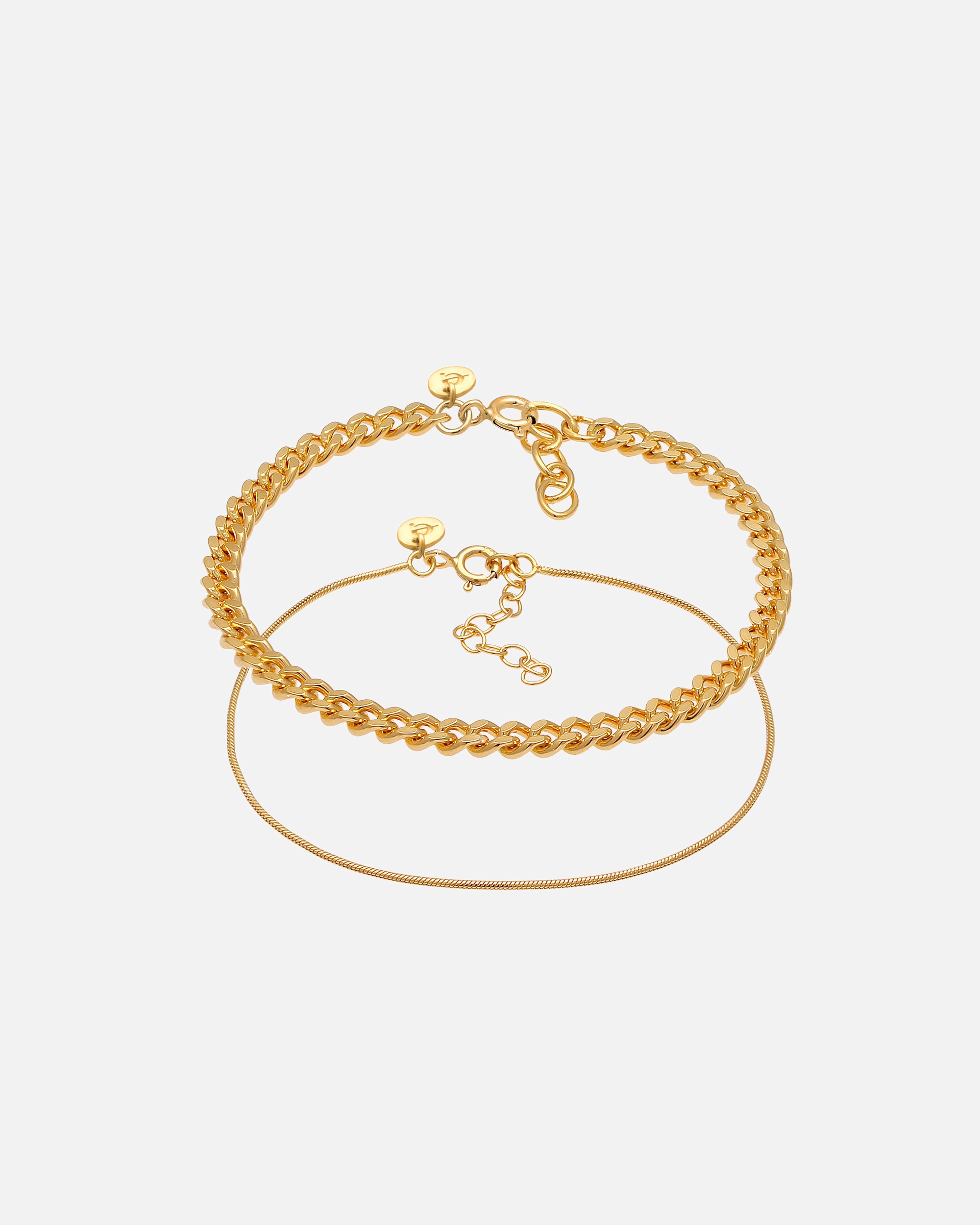 Elli PREMIUM Collier à maillons pour femmes Basic Minimal Elegant en argent sterling 925