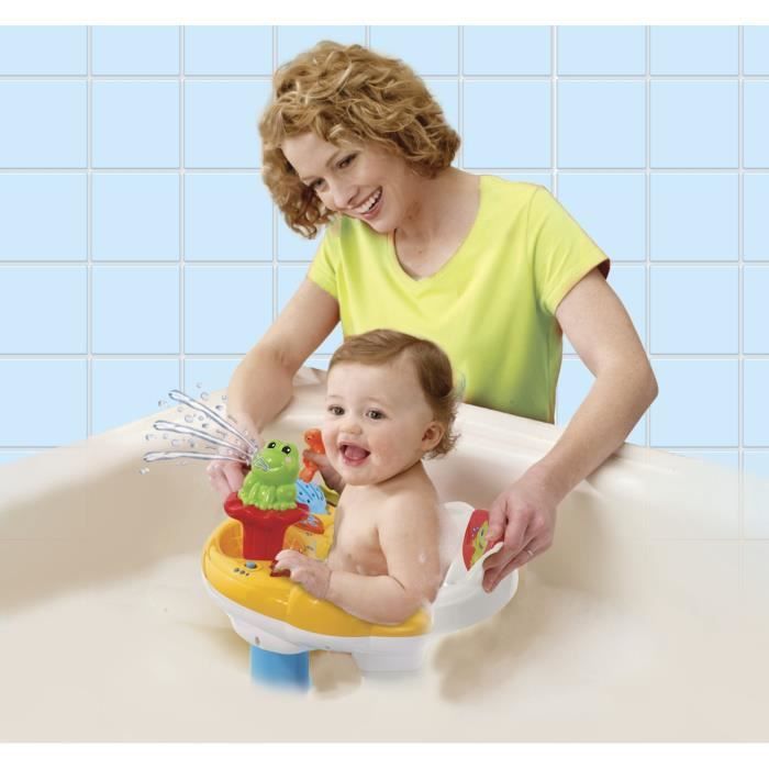 VTECH BABY – Badespielzeug – Superinteraktiver 2-in-1-Badesitz