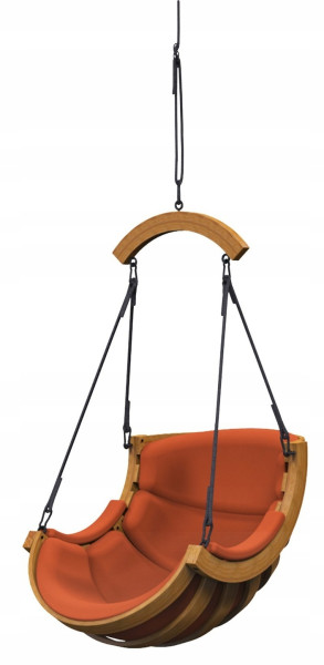 Fotel Alpha Terracota Wiszący Łuk Bujany PREMIUM do Ogrodu Huśtawka Taras