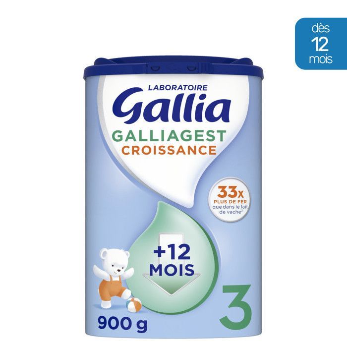 Leite em Pó Premium 3 (900g) - Galliagest A partir dos 12 meses