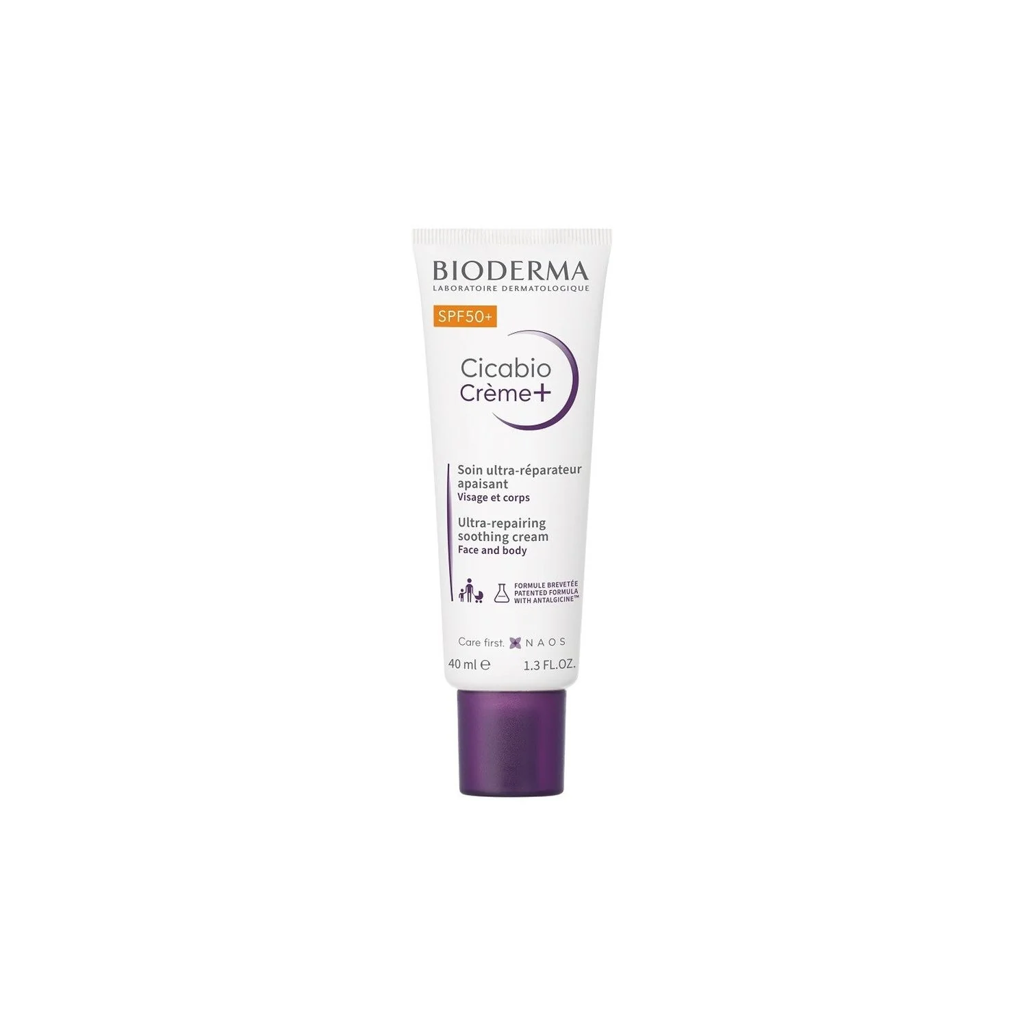 Cicabio SPF 50+ Trattamento riparatore lenitivo - Trattamento Riparatore, Solare viso alta prot., Crema solare corpo alta prot.