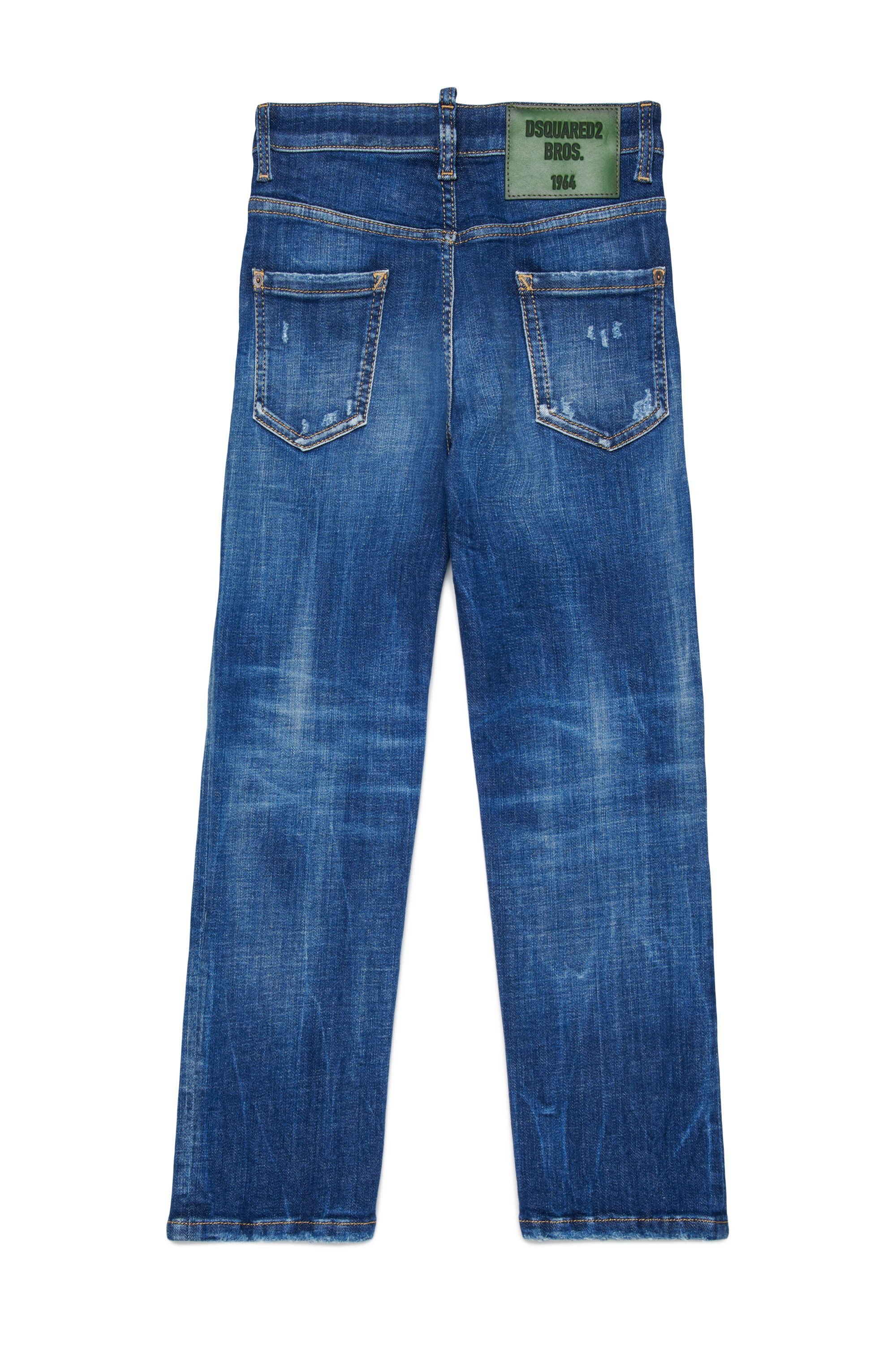 Dsquared2 UNISEX - Rechte jeans - blauwe denim