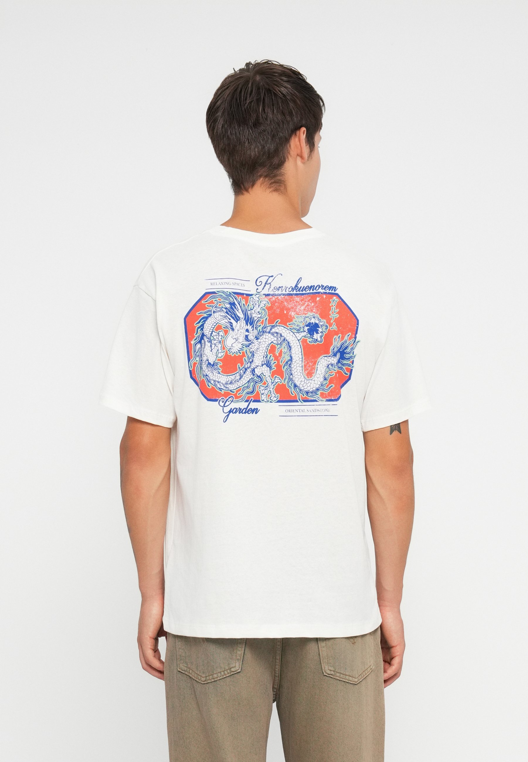 Jack & Jones JORGARDEN T-shirt met ronde hals - T-shirt met print - reiger