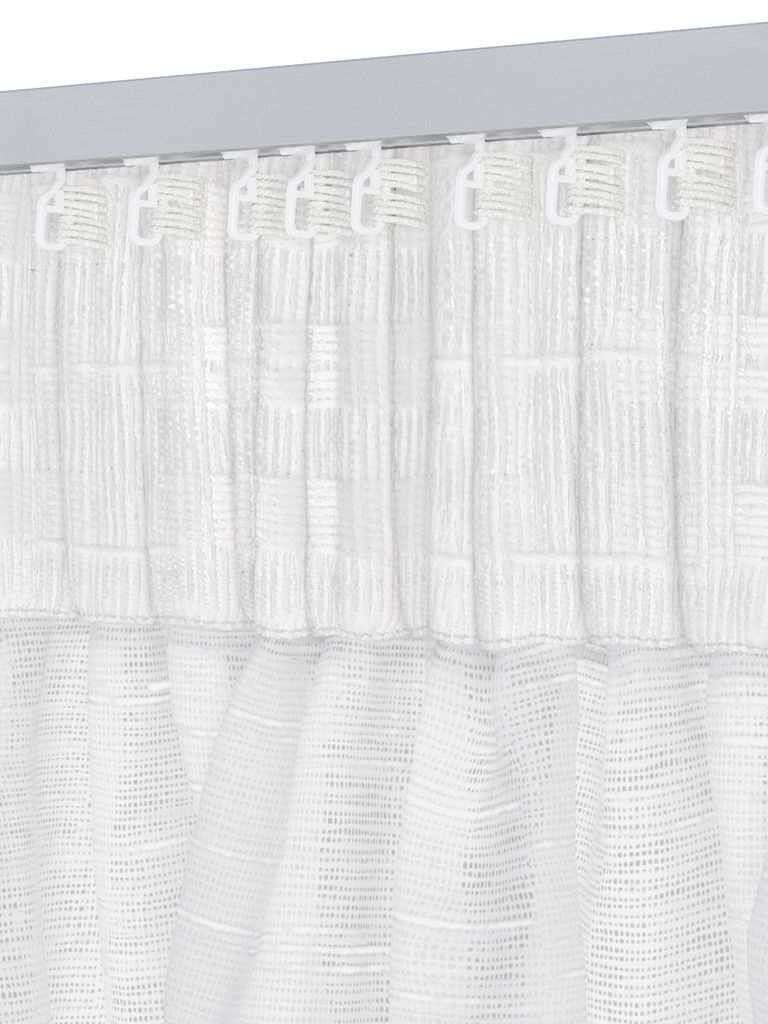 ABRAUR Zavesa ABRAUR 1x140x300cm umazano bela