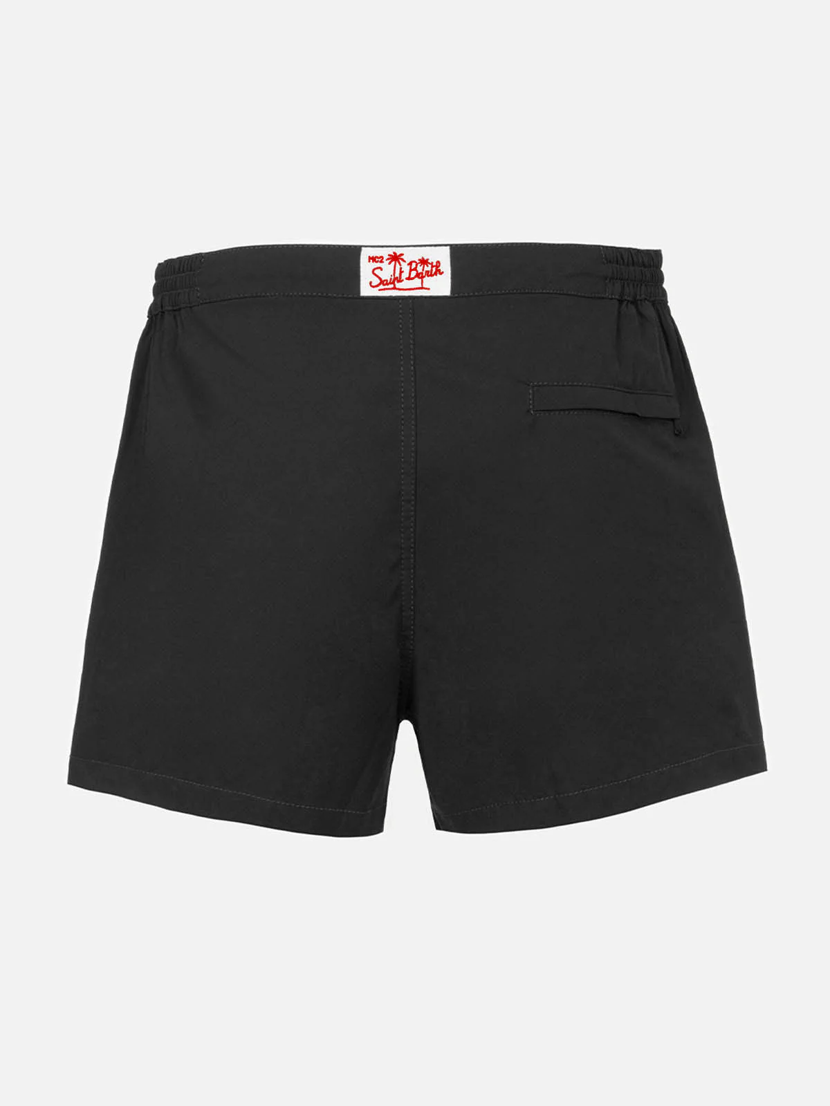 Harrys Herren-Badeanzug, schwarz, schmal geschnitten