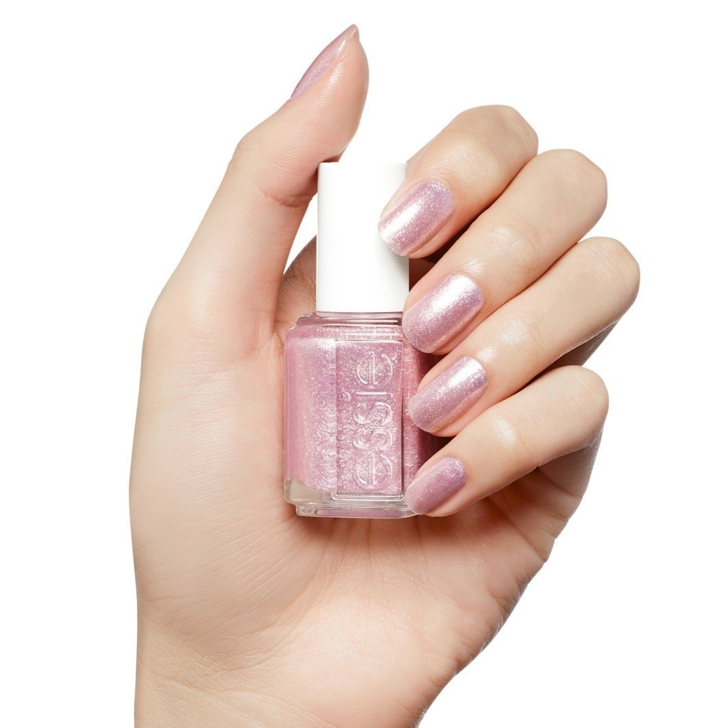 lak za nohte Essie z bleščicami, roza in vijolična - 13,5 ml