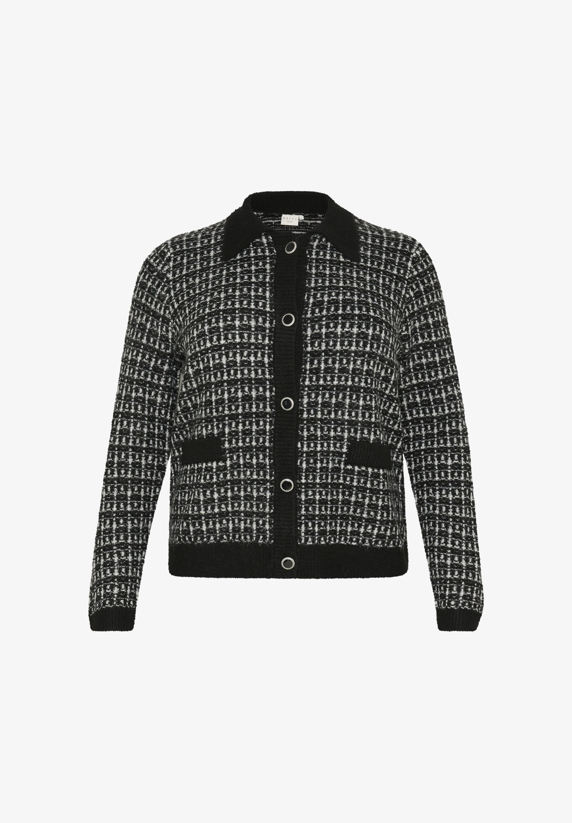 Kaffe Curve Cardigan - schwarz