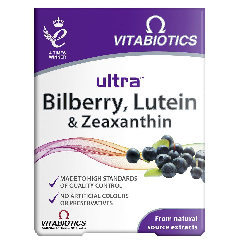 Vitabiotics Ultra Μύρτιλλο, Λουτεΐνη & Ζεαξανθίνη