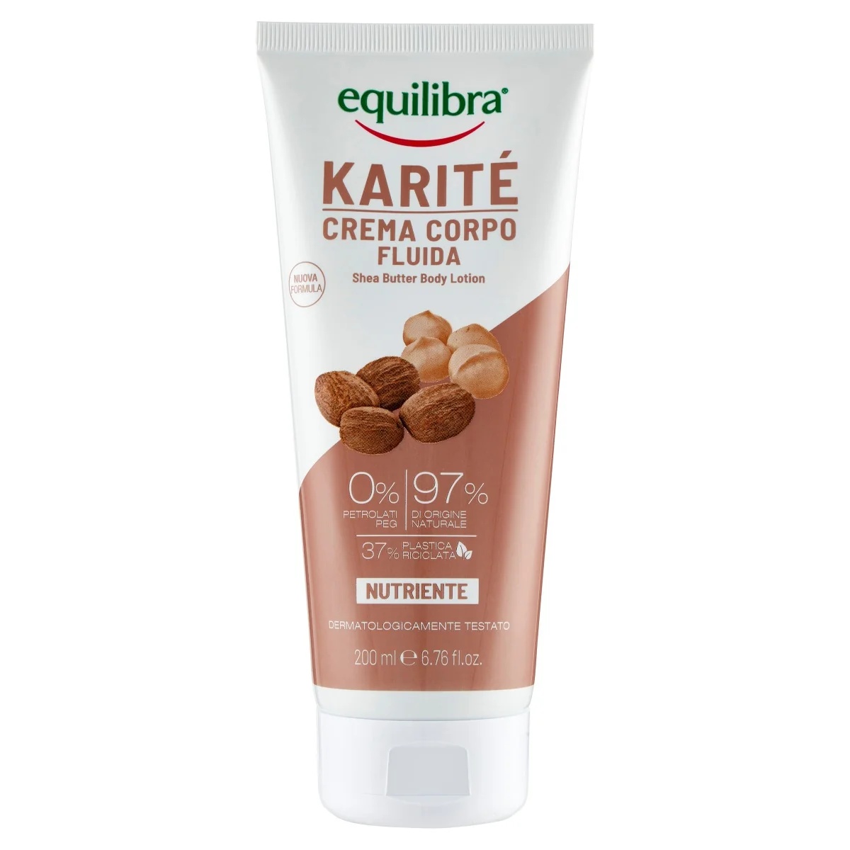 Equilibra bodycrème met sheaboter 200 ml, hydraterende werking