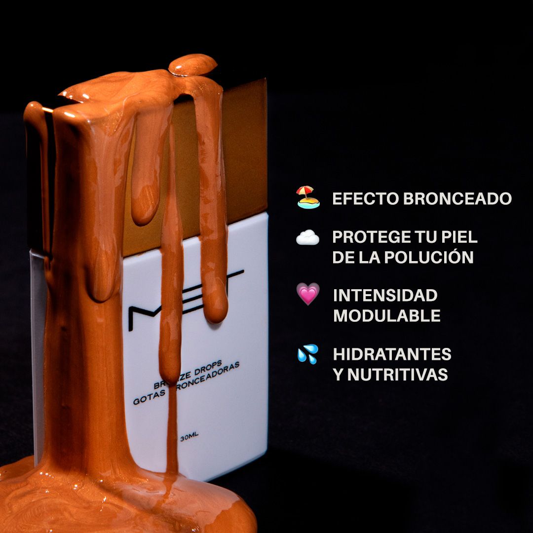 Bronaste kapljice Bronaste kapljice Bronzerji za obraz