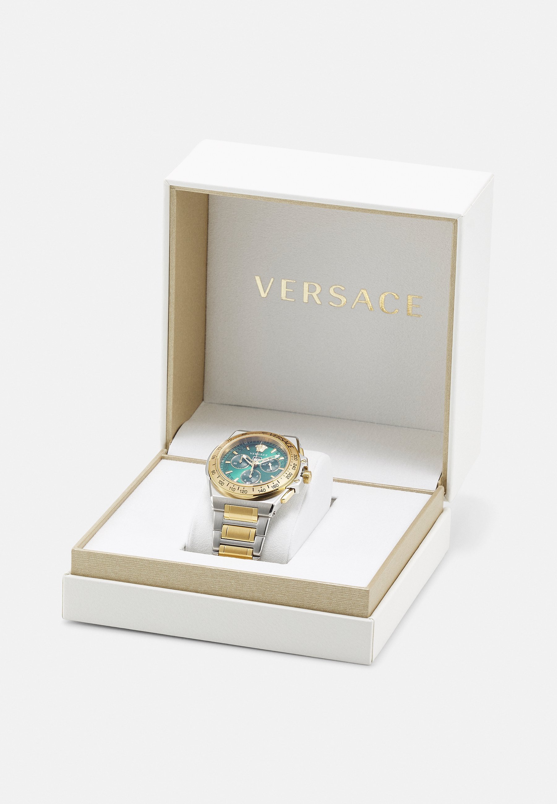 Versace GRECA RACT.CHR (WC-7H) - Chronographenuhr - zweifarbig/grün