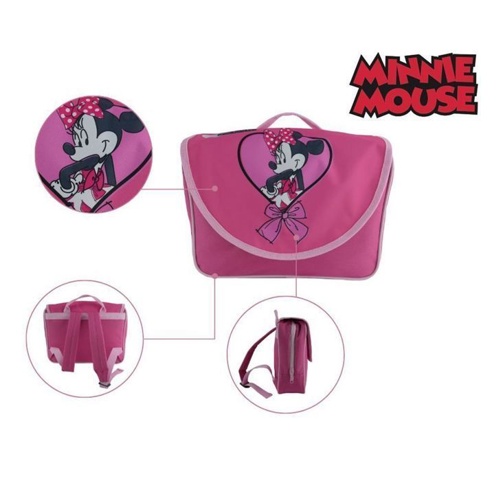 Mochila escolar BAGTROTTER 32 cm Disney Minnie Rosa