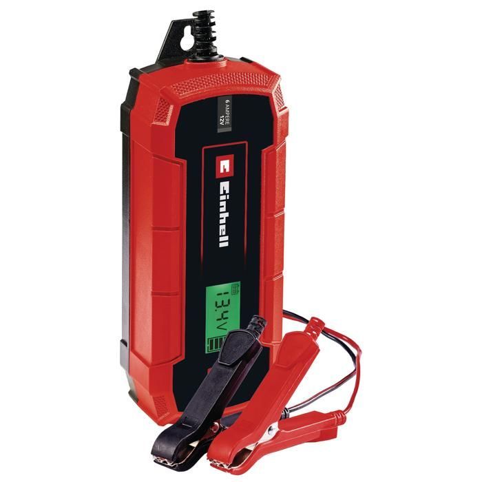 Caricabatterie Einhell CE-BC 6 M (per tutti i tipi di batterie, corrente di carica massima di 6 A)