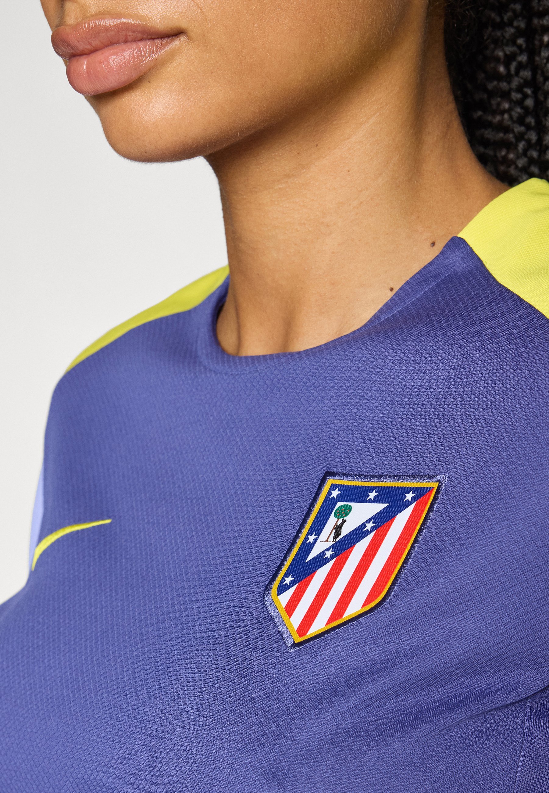 Nike Performance ATLETICO MADRID STRIKE TOP - Clubkleding - donkerpaars stof/licht distel/levendig geel
