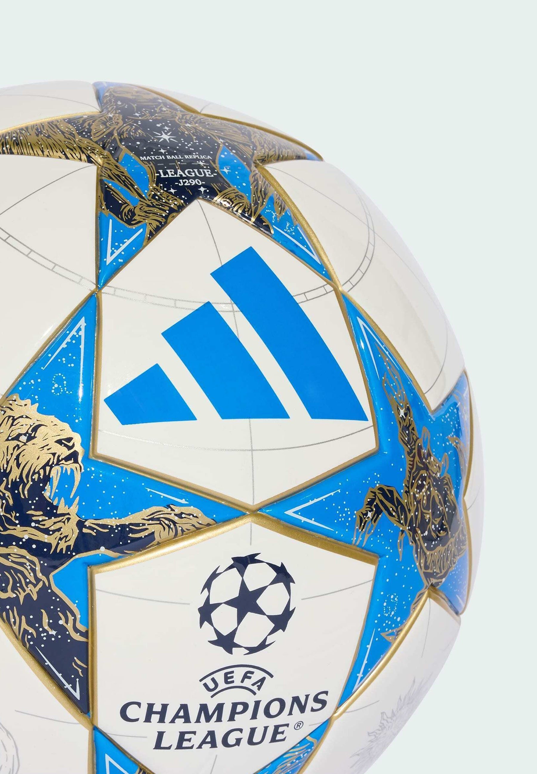 adidas Performance UCL LEAGUE J290 25/26 LEAGUE STAGE - Fußballschuh - weiß, dunkelblau, mehrfarbig, goldmetallic
