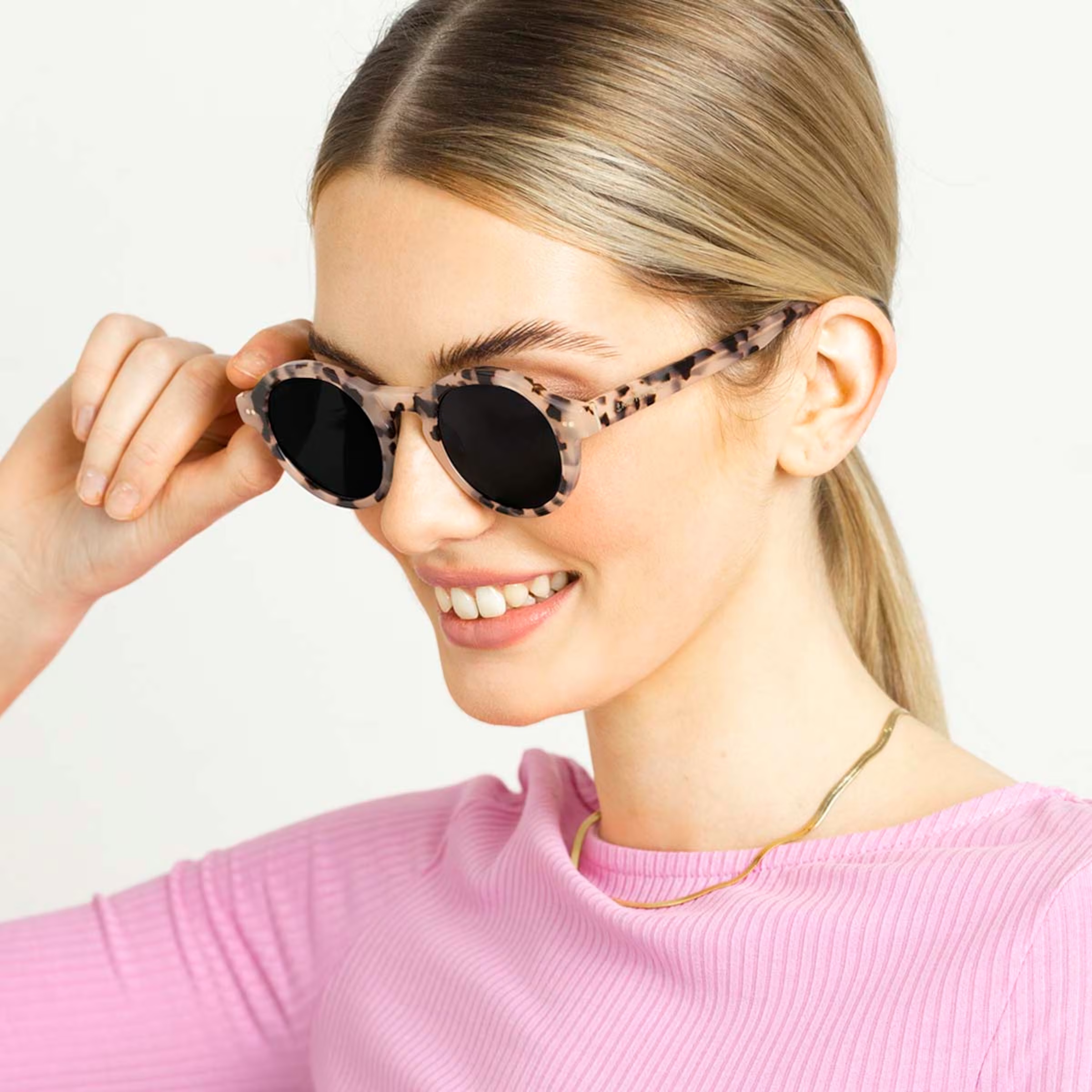 Lunettes de soleil Tokyo Sand Tortoise noires avec verres correcteurs