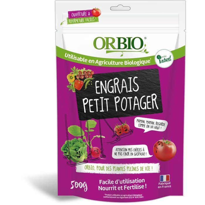 Korrelmeststof voor de moestuin - OR BIO - Kleine moestuin 500 g - Voedzame korrels - Biologische formule